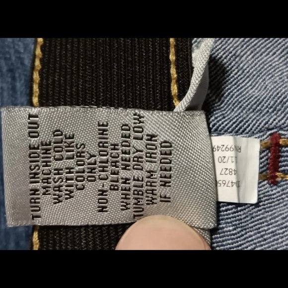 Catherines Womens‎ Capri Jeans High Rise Stretch Denim Dark Wash Plus Size 26W - Picture 7 of 7